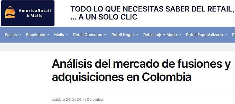 Anlisis del mercado de fusiones y adquisiciones en Colombia